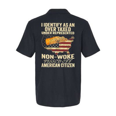 I Identify As An Over Taxed Under (On Back) Polo