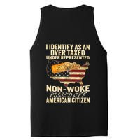I Identify As An Over Taxed Under (On Back) PosiCharge Competitor Tank
