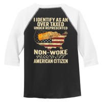 I Identify As An Over Taxed Under (On Back) Toddler Fine Jersey T-Shirt