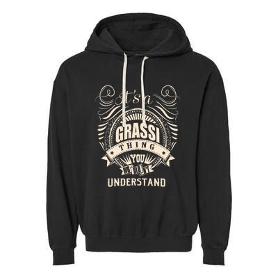 It Is A Grassi Thing Gifts Garment-Dyed Fleece Hoodie