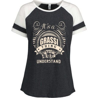 It Is A Grassi Thing Gifts Enza Ladies Jersey Colorblock Tee