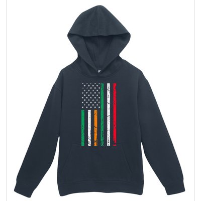 Irish Italian American Flag Ireland Italy USA Pride Heritage Urban Pullover Hoodie