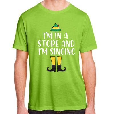 I'm in a store and I'm singing Christmas Buddy Elf Adult ChromaSoft Performance T-Shirt