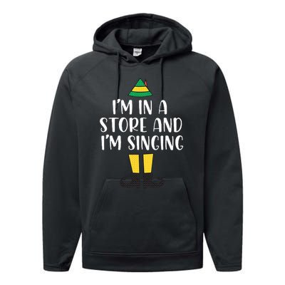 I'm in a store and I'm singing Christmas Buddy Elf Performance Fleece Hoodie