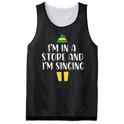 I'm in a store and I'm singing Christmas Buddy Elf Mesh Reversible Basketball Jersey Tank