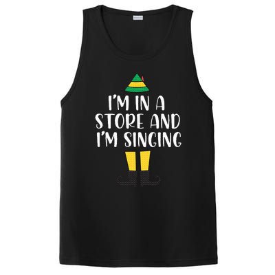 I'm in a store and I'm singing Christmas Buddy Elf PosiCharge Competitor Tank