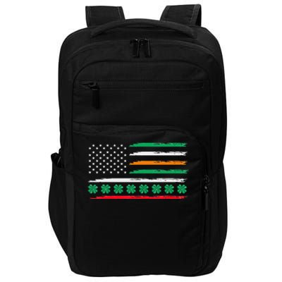 Irish Italian American Flag Ireland Italy USA Pride Heritage Impact Tech Backpack