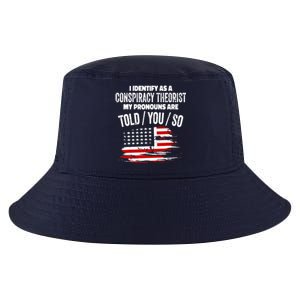 I identify As a Conspiracy Theorist Pronouns Are Told You So Cool Comfort Performance Bucket Hat