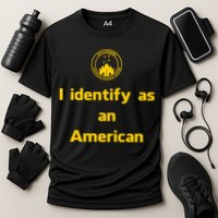 I Identify As An American Watchtower Command The High Ground Performance Shirt