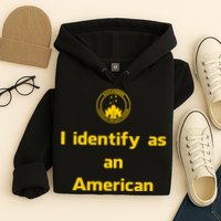 I Identify As An American Watchtower Command The High Ground Hoodie