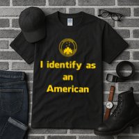 I Identify As An American Watchtower Command The High Ground Tall T-Shirt