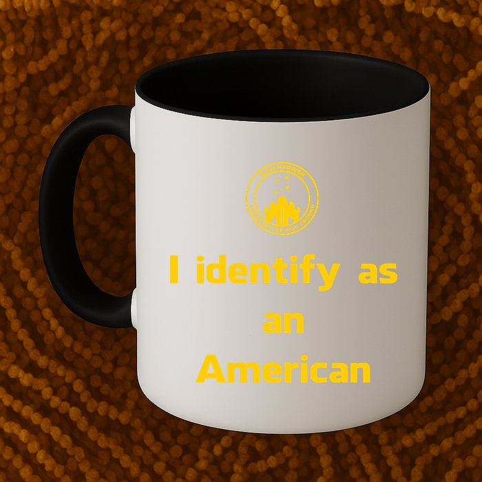 I Identify As An American Watchtower Command The High Ground Mug