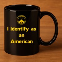 I Identify As An American Watchtower Command The High Ground 11oz C Handle Ceramic Mug