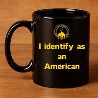I Identify As An American Watchtower Command The High Ground 11oz C Handle Ceramic Mug