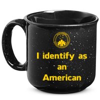 I Identify As An American Watchtower Command The High Ground 15oz Campfire Ceramic Mug