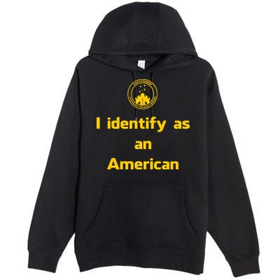 I Identify As An American Watchtower Command The High Ground Premium Pullover Hoodie