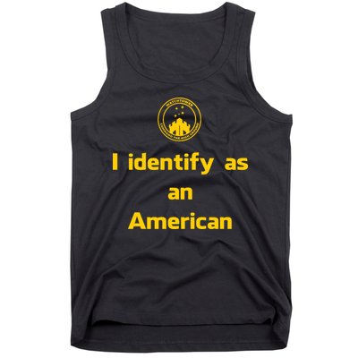 I Identify As An American Watchtower Command The High Ground Tank Top