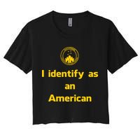 I Identify As An American Watchtower Command The High Ground Crop Top