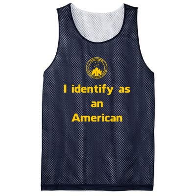 I Identify As An American Watchtower Command The High Ground Mesh Reversible Basketball Jersey Tank