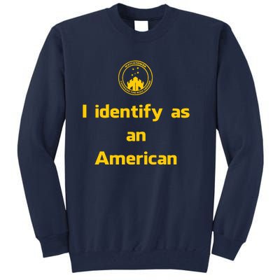 I Identify As An American Watchtower Command The High Ground Tall Sweatshirt