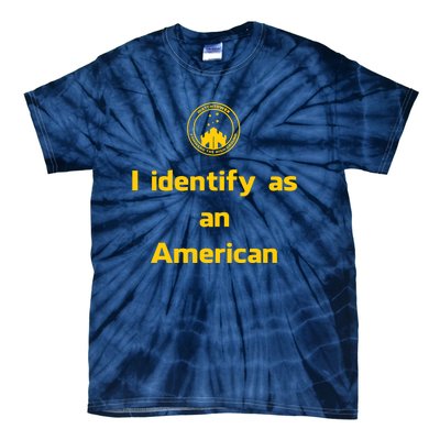 I Identify As An American Watchtower Command The High Ground Tie-Dye T-Shirt