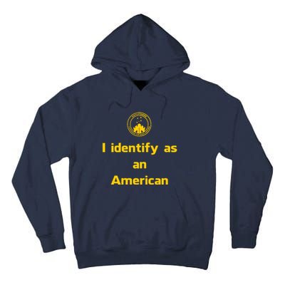 I Identify As An American Watchtower Command The High Ground Tall Hoodie