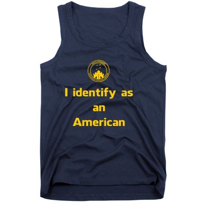 I Identify As An American Watchtower Command The High Ground Tank Top