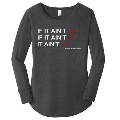 If It Aint Sexy If It Aint Lit It Aint Us Women's Perfect Tri Tunic Long Sleeve Shirt