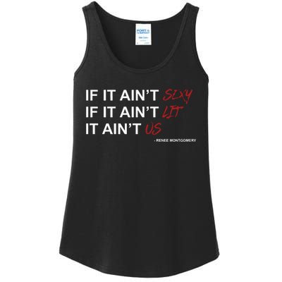 If It Aint Sexy If It Aint Lit It Aint Us Ladies Essential Tank