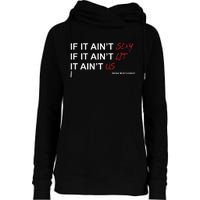 If It Aint Sexy If It Aint Lit It Aint Us Womens Funnel Neck Pullover Hood