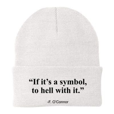 If ItS A Symbol To Hell With It Knit Cap Winter Beanie