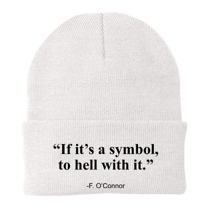 If ItS A Symbol To Hell With It Knit Cap Winter Beanie