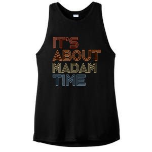 ItS Is About Madam Time Ladies PosiCharge Tri-Blend Wicking Tank