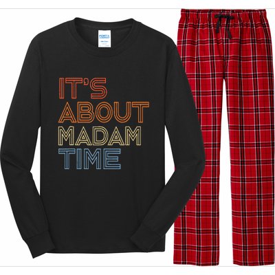 ItS Is About Madam Time Long Sleeve Pajama Set