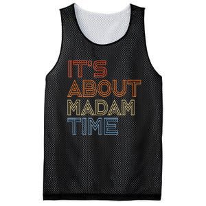 ItS Is About Madam Time Mesh Reversible Basketball Jersey Tank