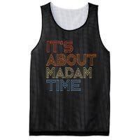 ItS Is About Madam Time Mesh Reversible Basketball Jersey Tank