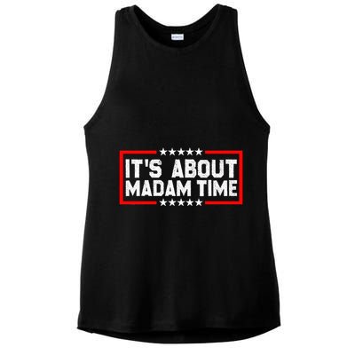 ItS Is About Madam Time Ladies PosiCharge Tri-Blend Wicking Tank
