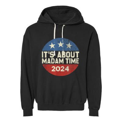 ItS Is About Madam Time Garment-Dyed Fleece Hoodie