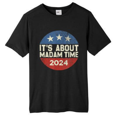 ItS Is About Madam Time Tall Fusion ChromaSoft Performance T-Shirt