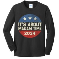 ItS Is About Madam Time Kids Long Sleeve Shirt