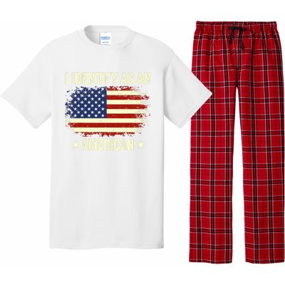 I Identify As An American Proud American Pajama Set