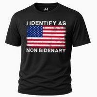 I Identify As Non Bidenary Patriot American Flag 4th Of July Cooling Performance Crew T-Shirt