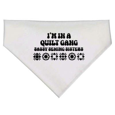 IM In A Quilt Gang Sassy Sewing Sisters USA-Made Doggie Bandana