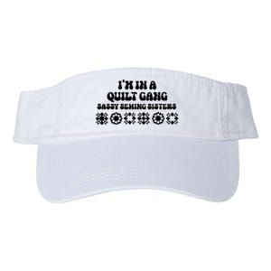 IM In A Quilt Gang Sassy Sewing Sisters Valucap Bio-Washed Visor