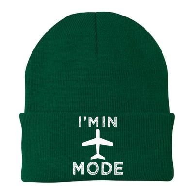 IM In Airplane Mode Funny Vacation Airport Traveling Knit Cap Winter Beanie