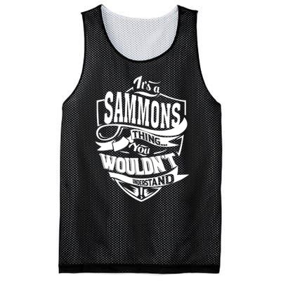 It Is A Sammons Thing Mesh Reversible Basketball Jersey Tank