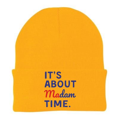 Its Is About Madam Time Knit Cap Winter Beanie