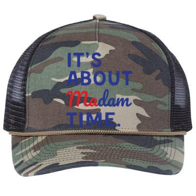 Its Is About Madam Time Retro Rope Trucker Hat Cap