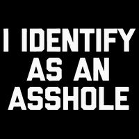 I Identify As An Asshole Wool Snapback Cap