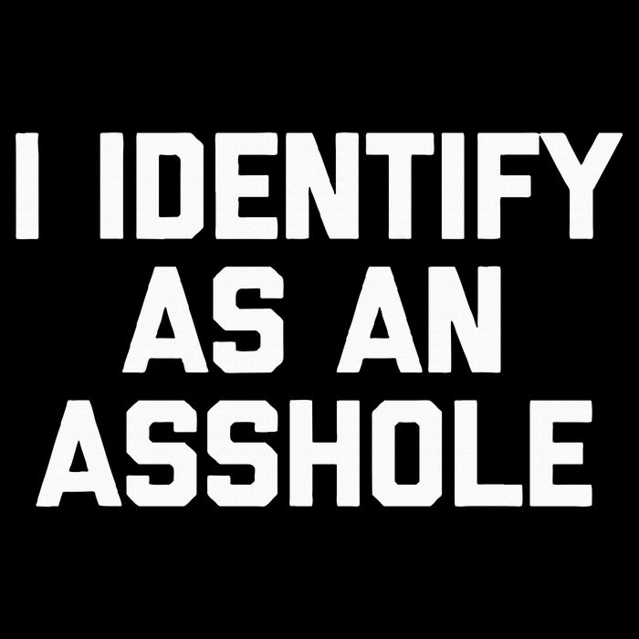 I Identify As An Asshole Wool Snapback Cap